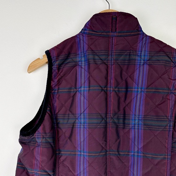 Lauren Ralph Lauren Plaid Quilted Vest - Picture 8 of 9
